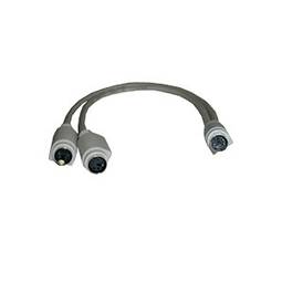 PS2 miniDIN toetsenbord en muisscheider kabel mannelijk naar vrouwelijk (duplicatie pinnen)