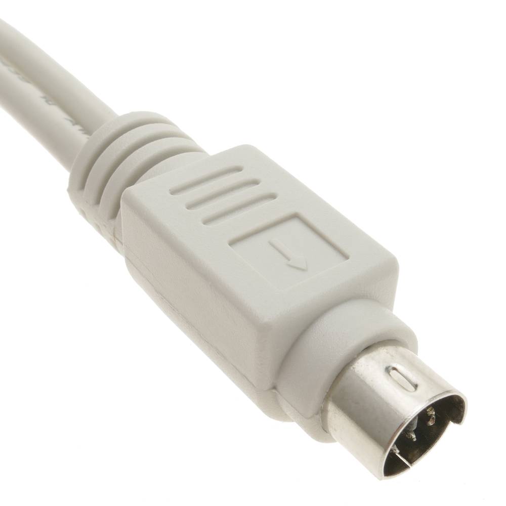 PS2 miniDIN toetsenbord en muisscheider kabel mannelijk naar vrouwelijk (pinnen scheiding)