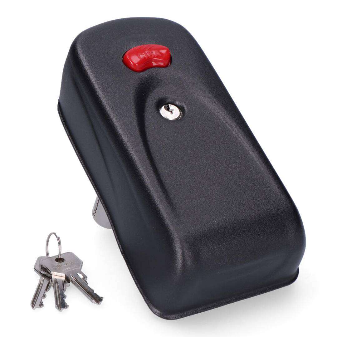 Rim electric security lock with push button CISA