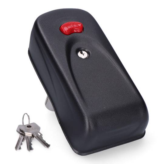 Rim electric security lock with push button CISA