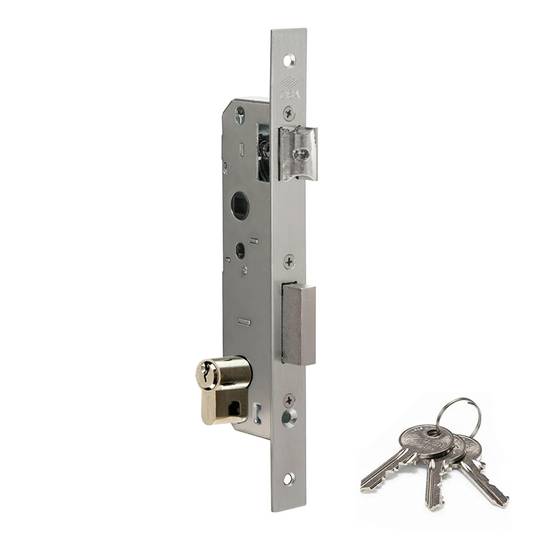 Metal lock New Fori latch with lever E20 CISA - Cablematic