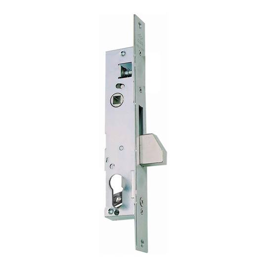 Vertical latch security lock with lever without cylinder CISA