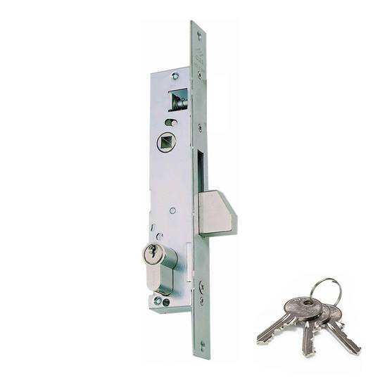 Serratura verticale di sicurezza con scrocco e leva CISA