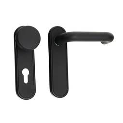Set van 2 stuks knop en handgreep voor CISA brandwerende deuren