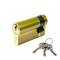 CISA 50mm brass plated medium security cylinder
