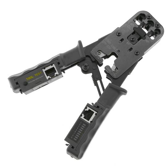 Crimping tool with RJ11 cable tester RJ12 RJ45 RJ9