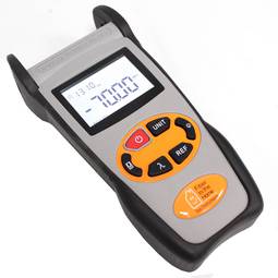 Optische vermogensmeter van -70 dBm tot +3 dBm met geheugen