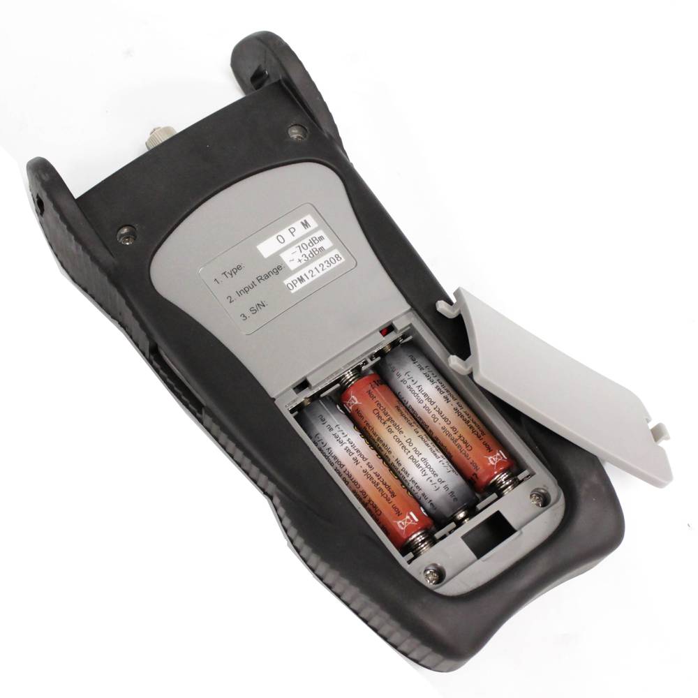 Optical Power Meter -70 dBm a +3 dBm con la memoria