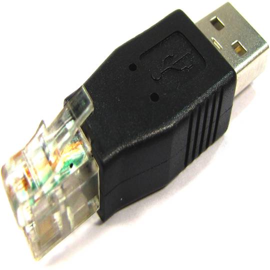 Adaptador RJ11 a USB (RJ11-M/USB-AM)