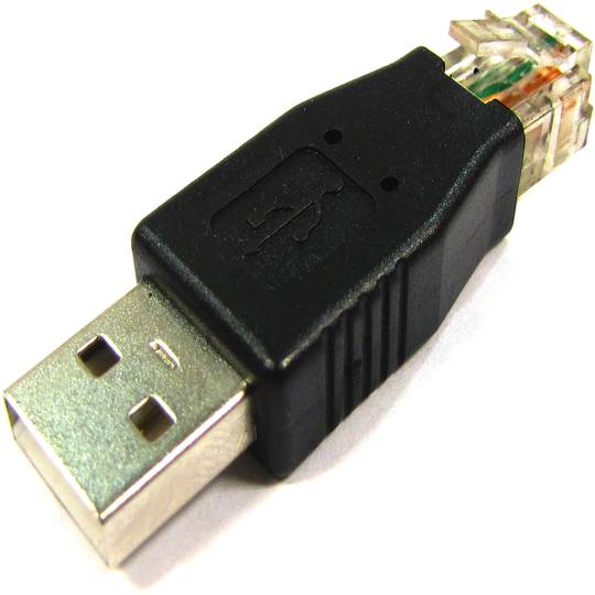 Adaptador RJ11 a USB (RJ11-M/USB-AM)