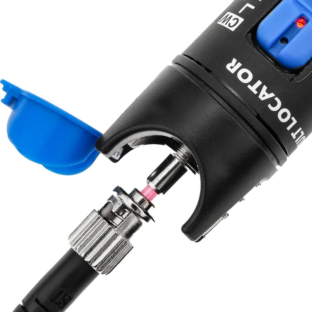 Localisateur de défauts pour fibre optique SM MM 10mW 650nm jusqu'à 5km