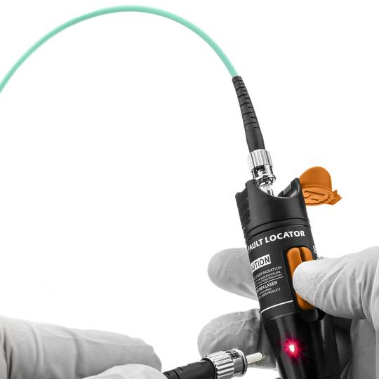 Localisateur de défauts pour fibre optique SM MM 10mW 650nm jusqu'à 10km