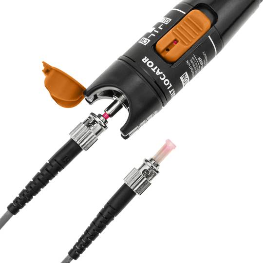 Localisateur de défauts pour fibre optique SM MM 10mW 650nm jusqu'à 10km