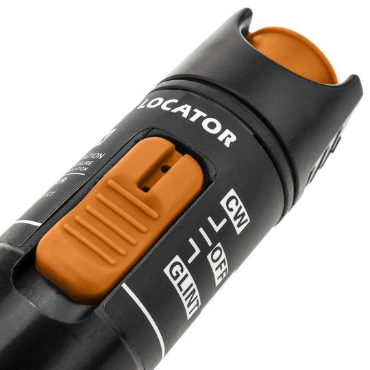 Localisateur de défauts pour fibre optique SM MM 10mW 650nm jusqu'à 10km