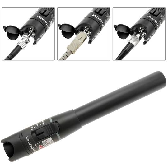 Emettitore luce per fibra ottica SM MM 30mW 650nm fino a 20km