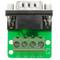 Adaptateur de connexion série DB9-mâle au bornier à 4 broches