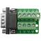 Adaptador de conexión serie DB9-macho a bloque de terminales de 9-pin