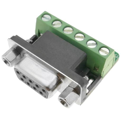 Câble Adaptateur Série DB9 RS485 Mâle Vers 2 Broches - 1,5m Avec Bornes Sans Soudure
