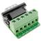 Adaptador de conexión serie DB9-macho a bloque de terminales de 6-pin