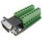 Adapter VGA Verbindung HD15-Stecker an 16-polige Klemmleiste Breakout Board