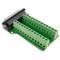 Adapter serielle Verbindung DB25-Stecker an 26-polige Klemmleiste Breakout Board