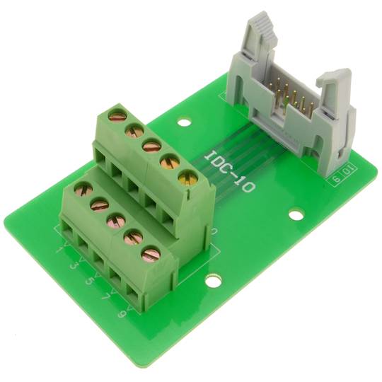 Adattatore di connessione seriale IDC10P alla morsettiera a 10 pin