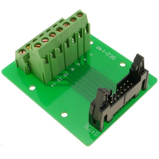Adaptador de conexión serie DC2-14P a bloque de terminales de 14-pin