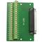 Adaptador de conexión serie DB37-hembra a bloque de terminales de 38-pin