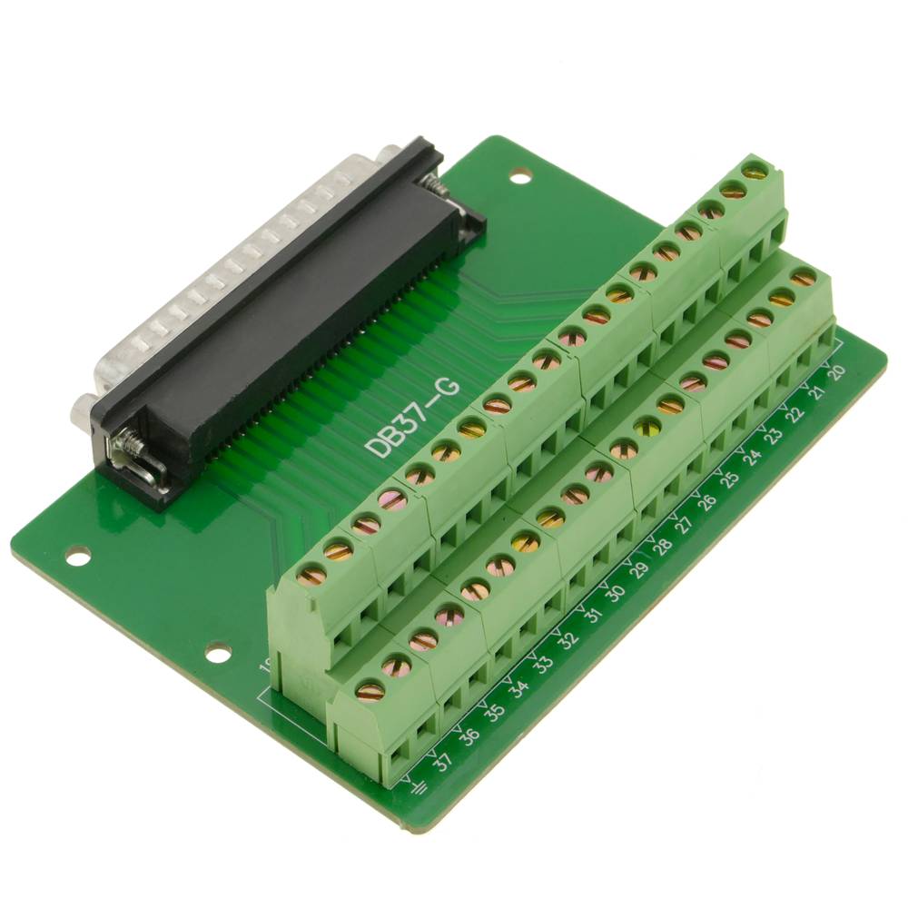 Adattatore di connessione seriale DB37-maschio alla morsettiera a 38 pin
