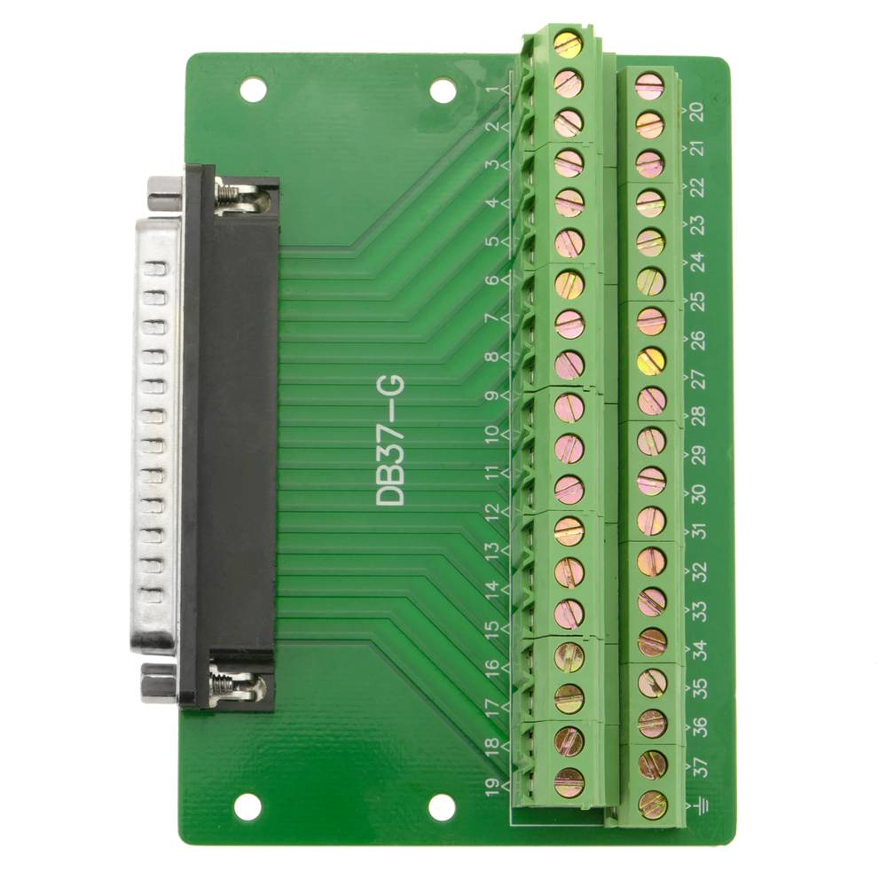 Adattatore di connessione seriale DB37-maschio alla morsettiera a 38 pin