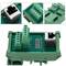Adaptador de connexió RJ45-femella a bloc de terminals de 10-pin per a carril DIN