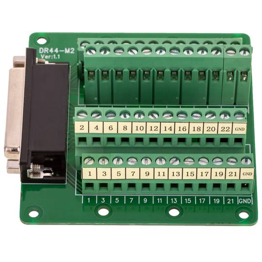 Adattatore di connessione seriale DR44-femmina alla morsettiera a 48 pin