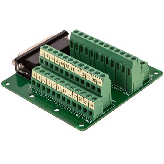 Adattatore di connessione seriale DR44-femmina alla morsettiera a 48 pin