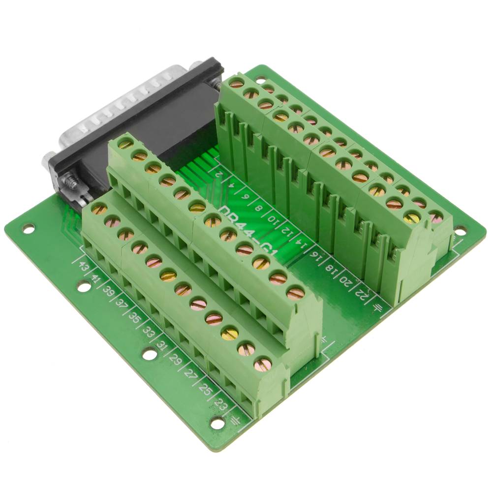 Adapter serielle Verbindung DB44-Stecker an 48-polige Klemmleiste Breakout Board