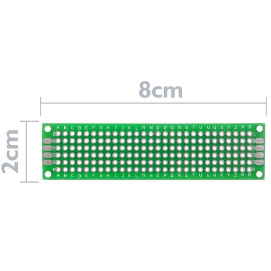 10pcs double side prototype pcb bread board conserves universel 40x60 mm FR4