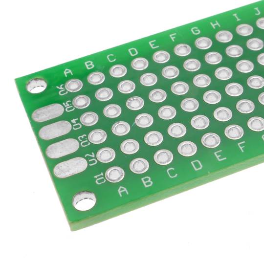 12pc 2x8 cm Double Side DIY Prototype Circuit Breadboard PCB Universal Board G