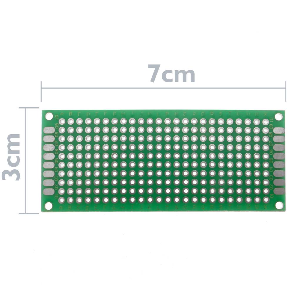 10 Stück 5 x 7 cm DIY Prototyp Papier Logik-ICs PCB Universal Board Rechteck
