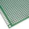 Painel PCB de protótipo y soldadura de lado duplo. Placa matriz de circuito impreso 6x8cm