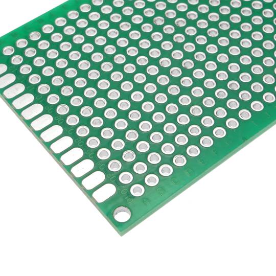 Placa PCB de prototipo de circuito impreso de soldadura de doble cara 4x6cm