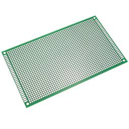 Uxcell a16040500ux0188 Double Sided Prototype Universal PCB Print Circuit Board 10 x 22cm Green 4.72 Width 3.94 Length 4.72 Width 3.94 Length 