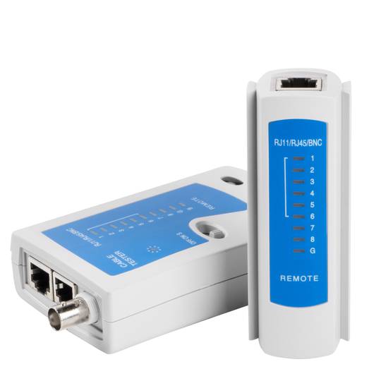 Lanberg NT-0401 Network Cable Tester for RJ45 RJ12 RJ11 UTP/FTP/SFTP and Coax cables