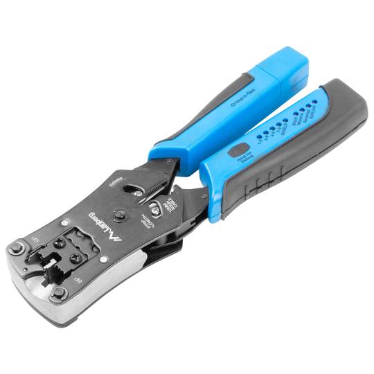 Lanberg Crimp- und Prüfwerkzeug für RJ45, RJ11, RJ12 und RJ14 Kabel
