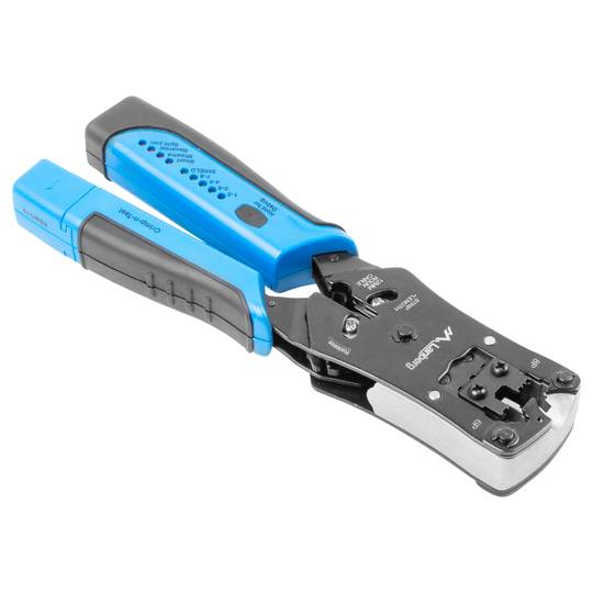 Lanberg Crimp- und Prüfwerkzeug für RJ45, RJ11, RJ12 und RJ14 Kabel