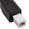 Zwarte USB A Male naar USB B Male Printerkabel 3m