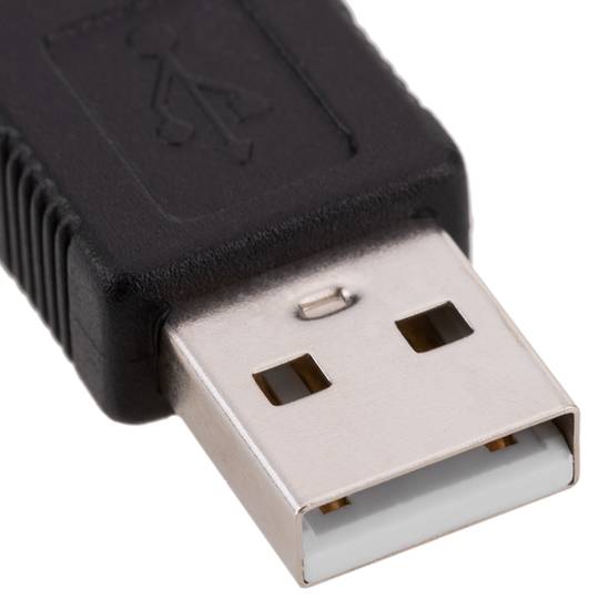 Zwarte USB A Male naar USB B Male Printerkabel 5m