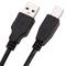 Zwarte USB A Male naar USB B Male Printerkabel 5m