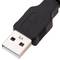 Zwarte USB A Male naar USB B Male Printerkabel 5m