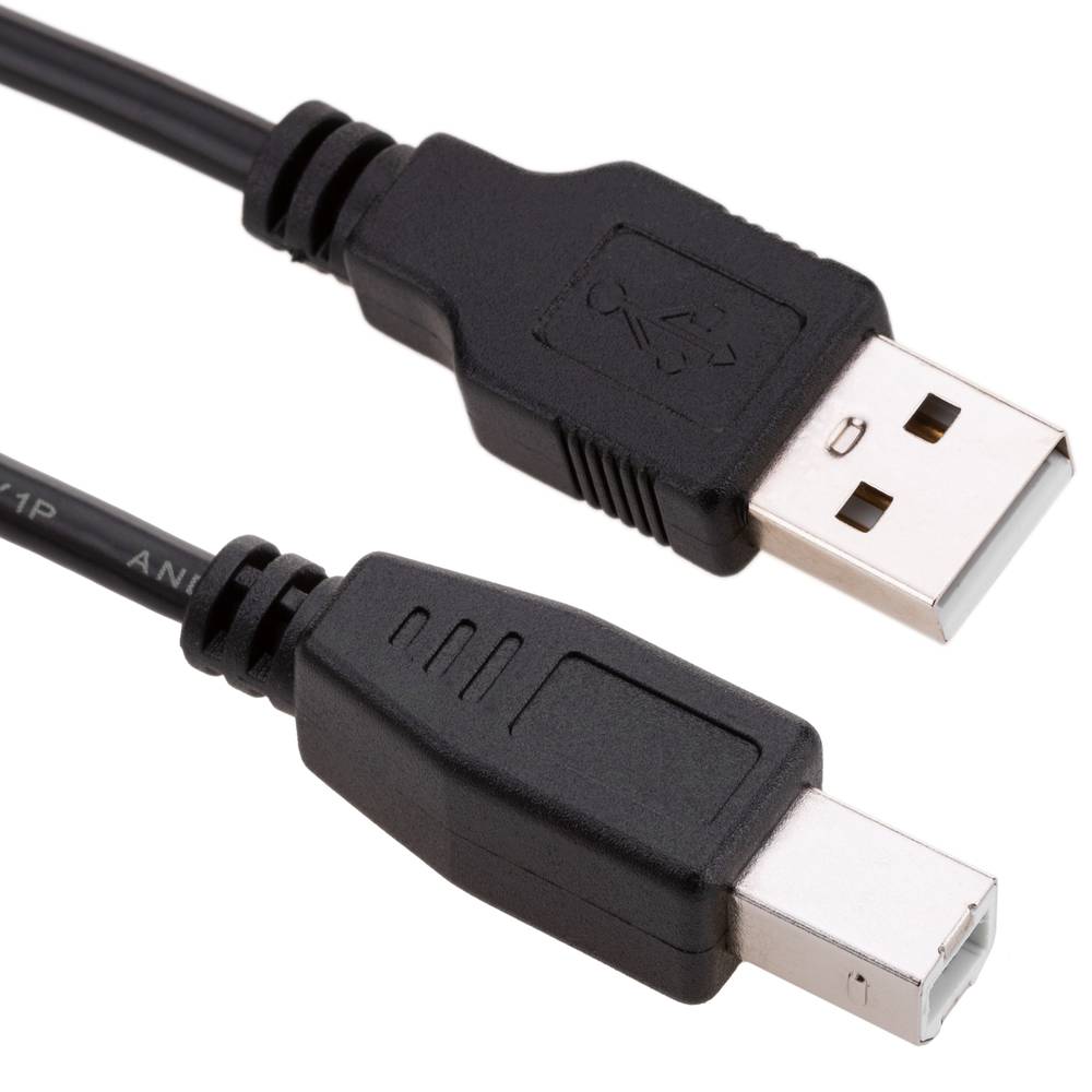 CÂBLE USB 2.0 POUR IMPRIMANTE 10M NOIR à bas prix