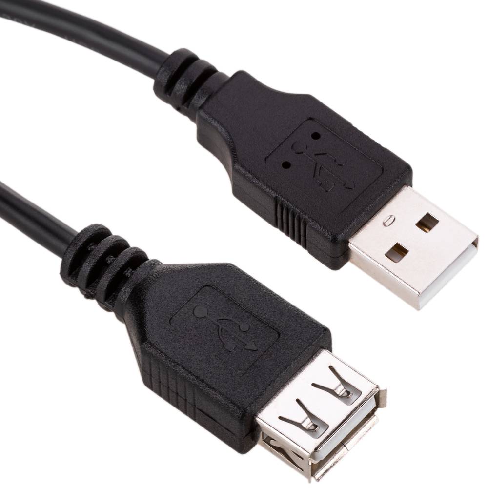 Cable USB 2.0 AM/AH Alargador Macho/Hembra 5m