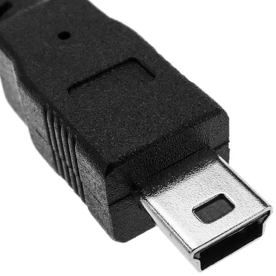 Cable USB 2.0 USB tipo A macho a miniUSB tipo B macho de 10m